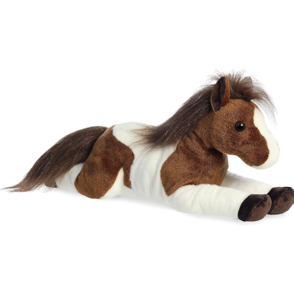 PELUCHE CABALLO PINTO GRANDE 40CM