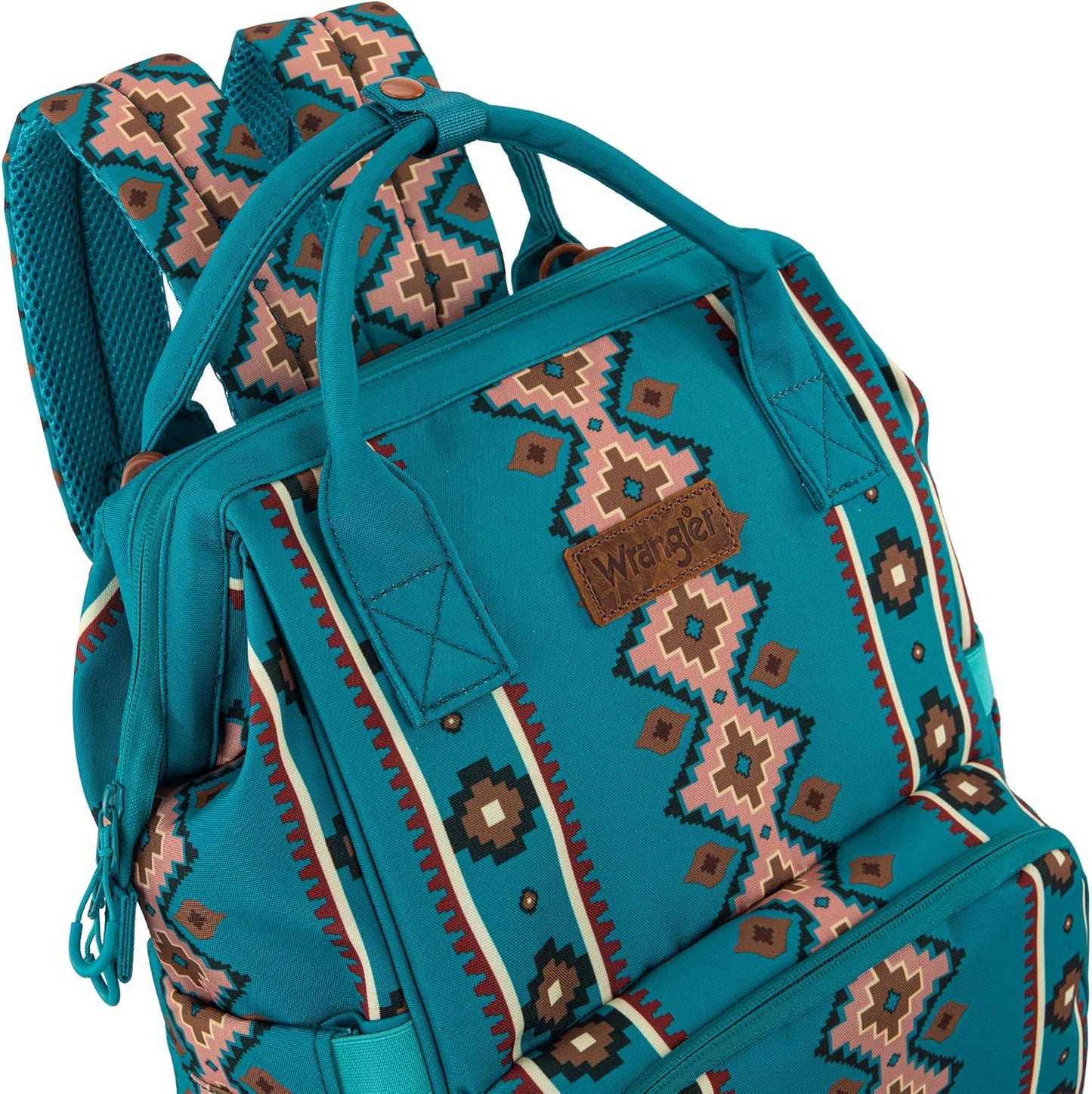 BOLSO MOCHILA PAÑALERA WRANGLER COLOR TURQUESA WG2204-9110TQ