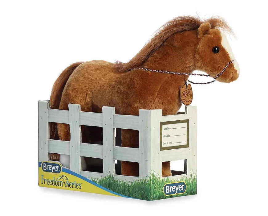 PELUCHE CABALLO BREYER ALAZÁN CUARTO DE MILLA