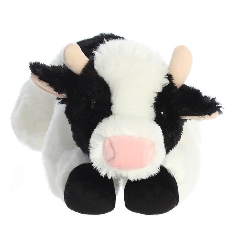 PELUCHE FINO VACA/TORO HOLSTEIN PINTO 30.5 CM