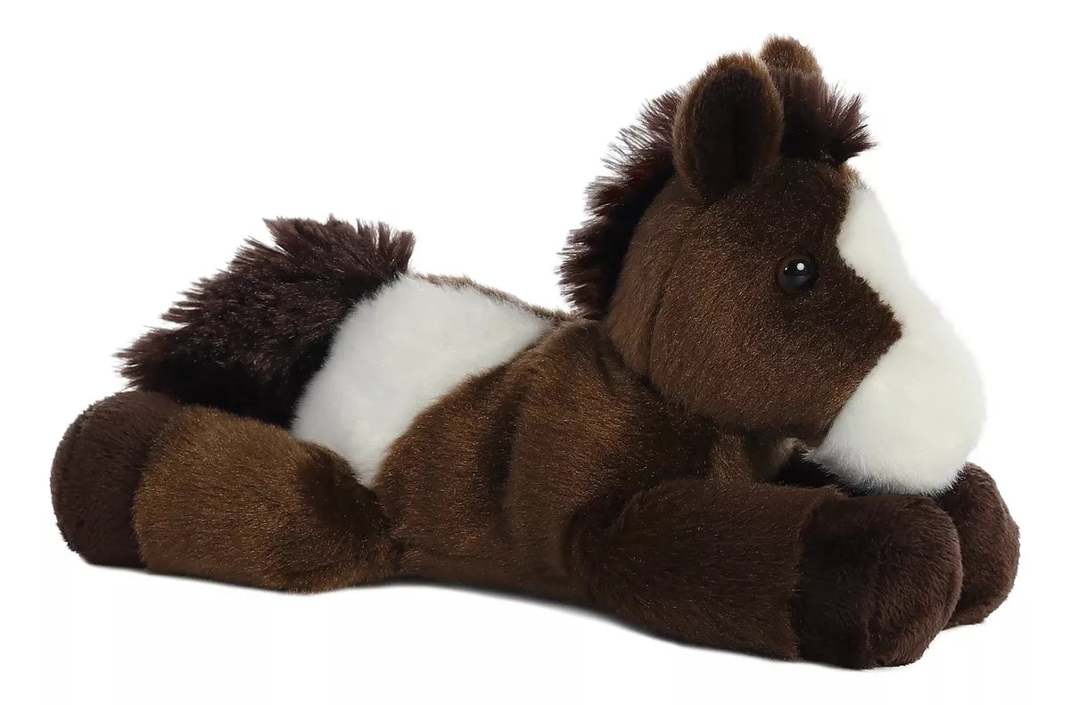 PELUCHE CABALLO PEQUEÑO CAFÉ PINTO