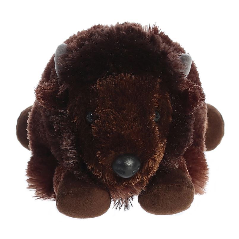 PELUCHE FINO BISONTE CAFÉ 30CM
