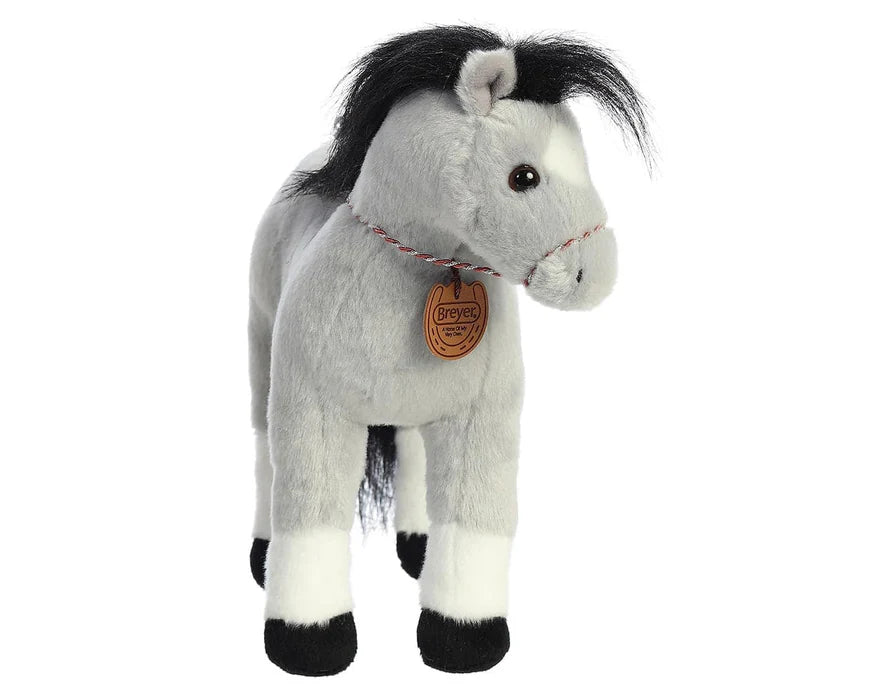 PELUCHE CABALLO BREYER GRIS WELSH COB