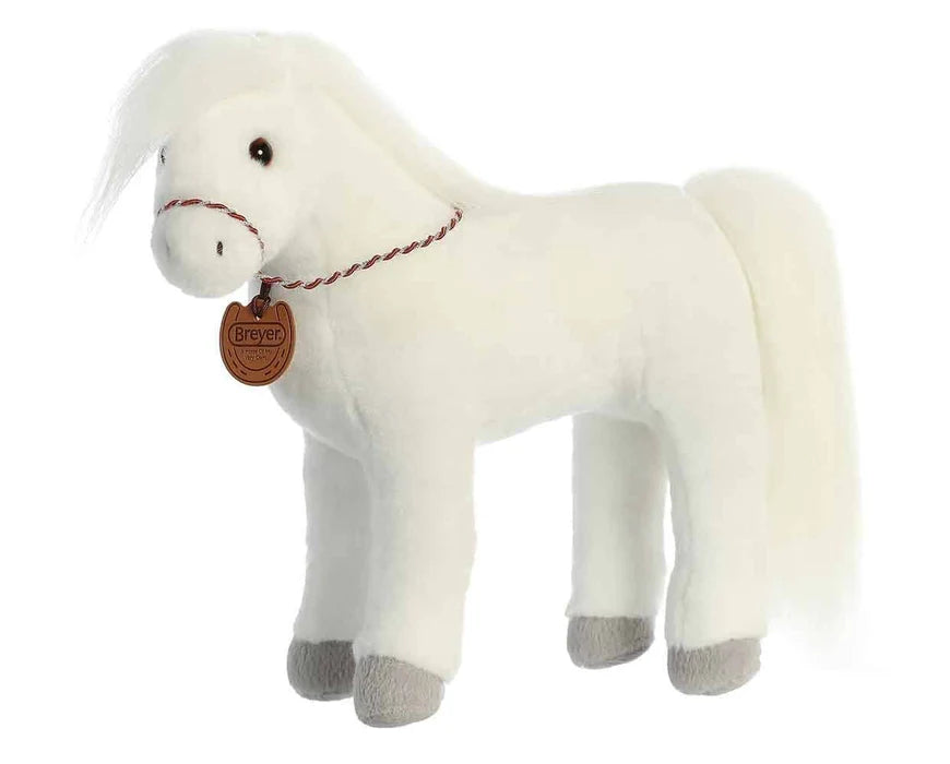 PELUCHE CABALLO BREYER BLANCO ÁRABE