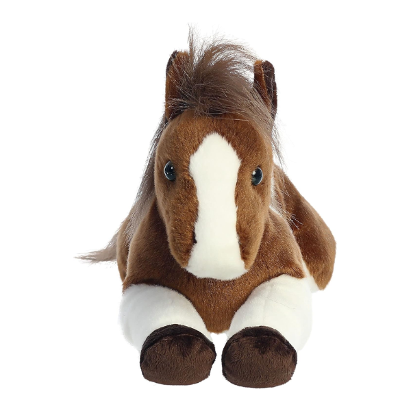 PELUCHE CABALLO PINTO GRANDE 40CM