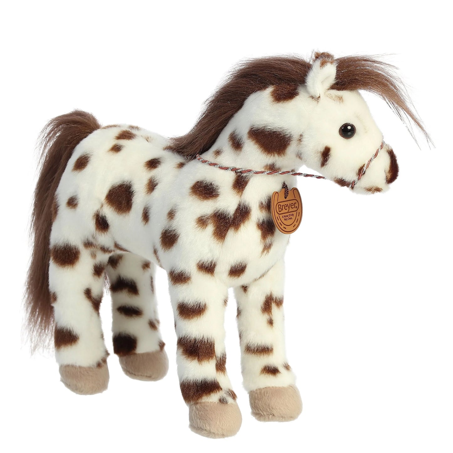 PELUCHE CABALLO BREYER PINTO CON CORRALITO KNABSTRUPPER