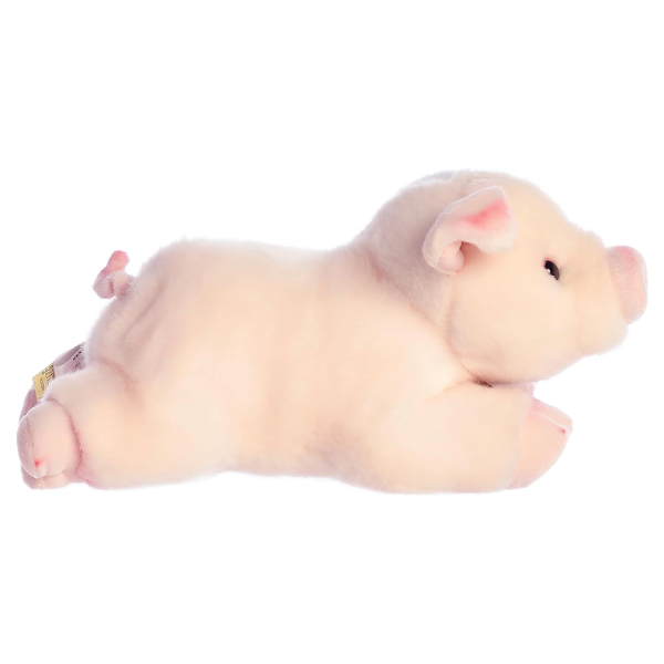 PELUCHE FINO PUERQUITO ROSA 28CM