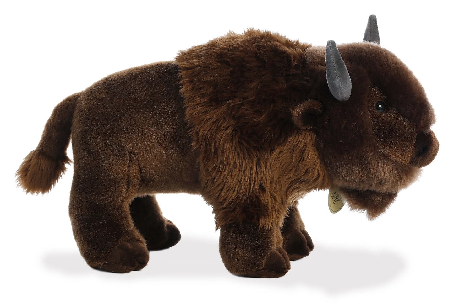 PELUCHE BISONTE REALISTA GRANDE 40CM