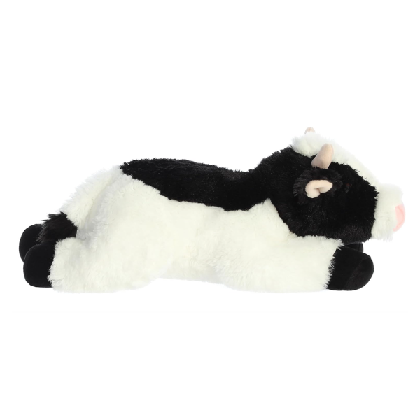 PELUCHE VACA REALISTA PINTA GRANDE 40CM