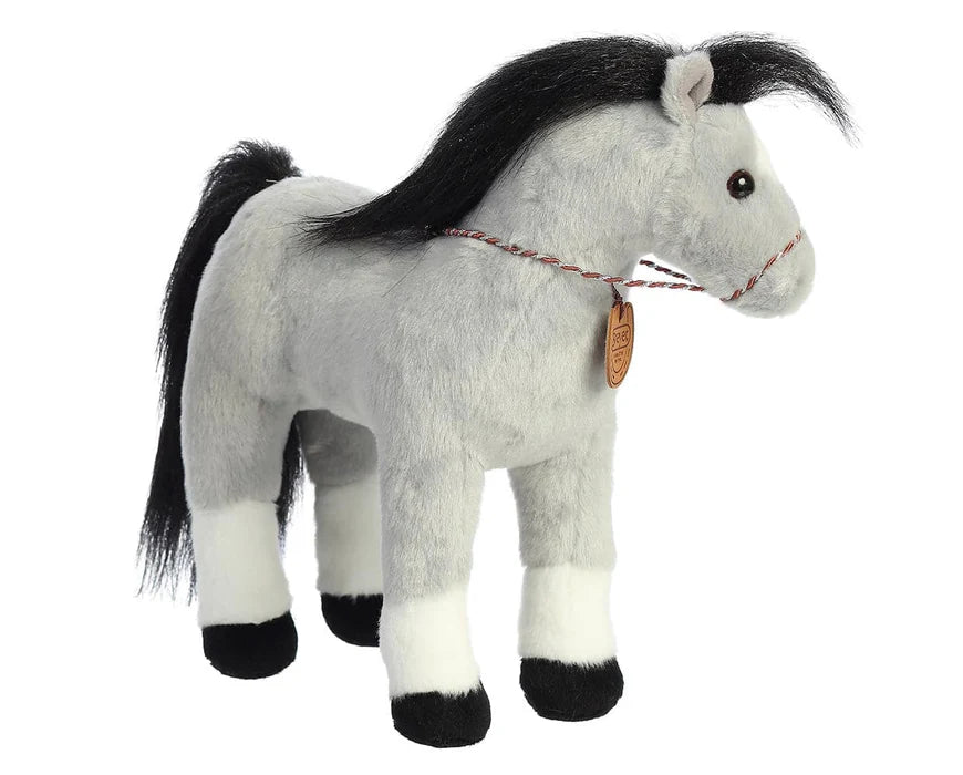 PELUCHE CABALLO BREYER GRIS WELSH COB