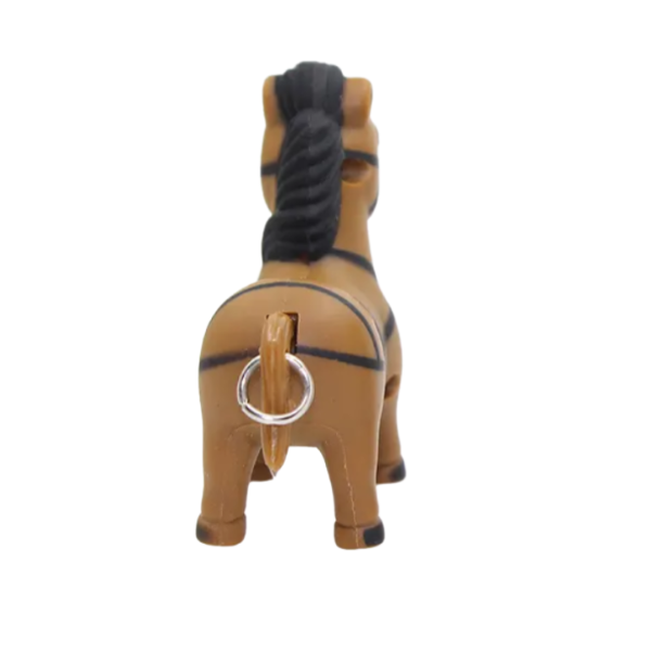 Llavero con luz y sonido de Caballo 01