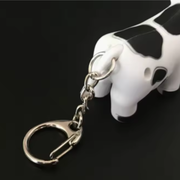 Llavero con luz y sonido de vaca Modelo 1