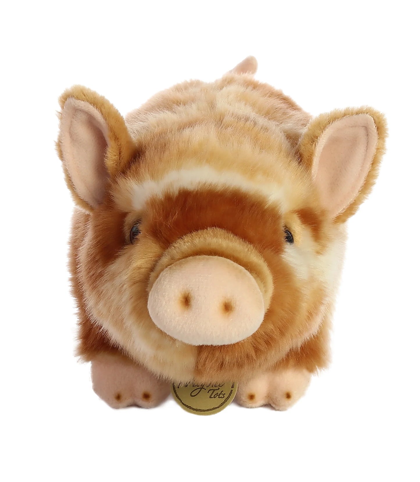 PELUCHE FINO PUERQUITO LECHON BARRIGON BICOLOR 28CM
