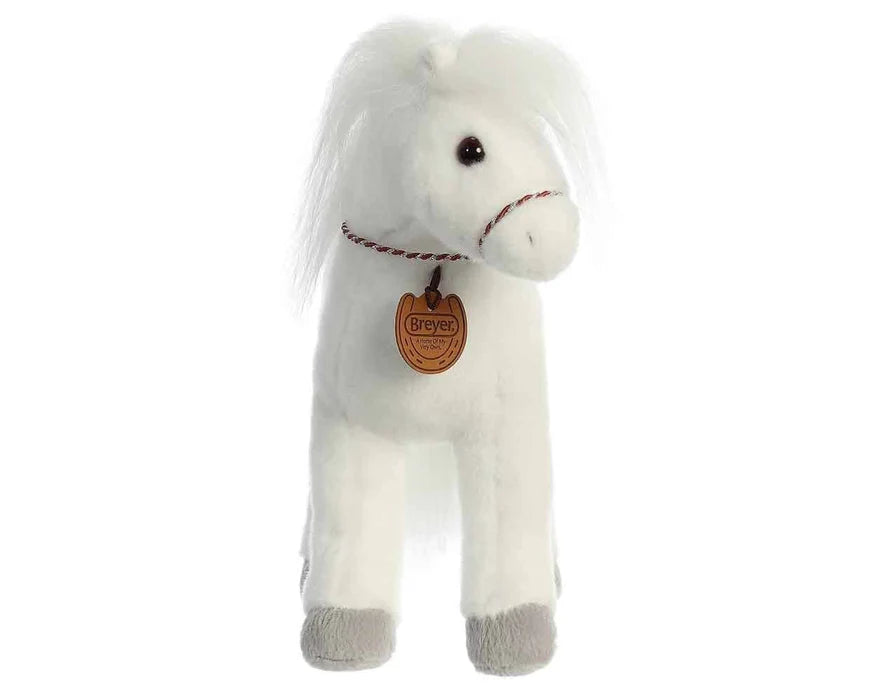 PELUCHE CABALLO BREYER BLANCO ÁRABE