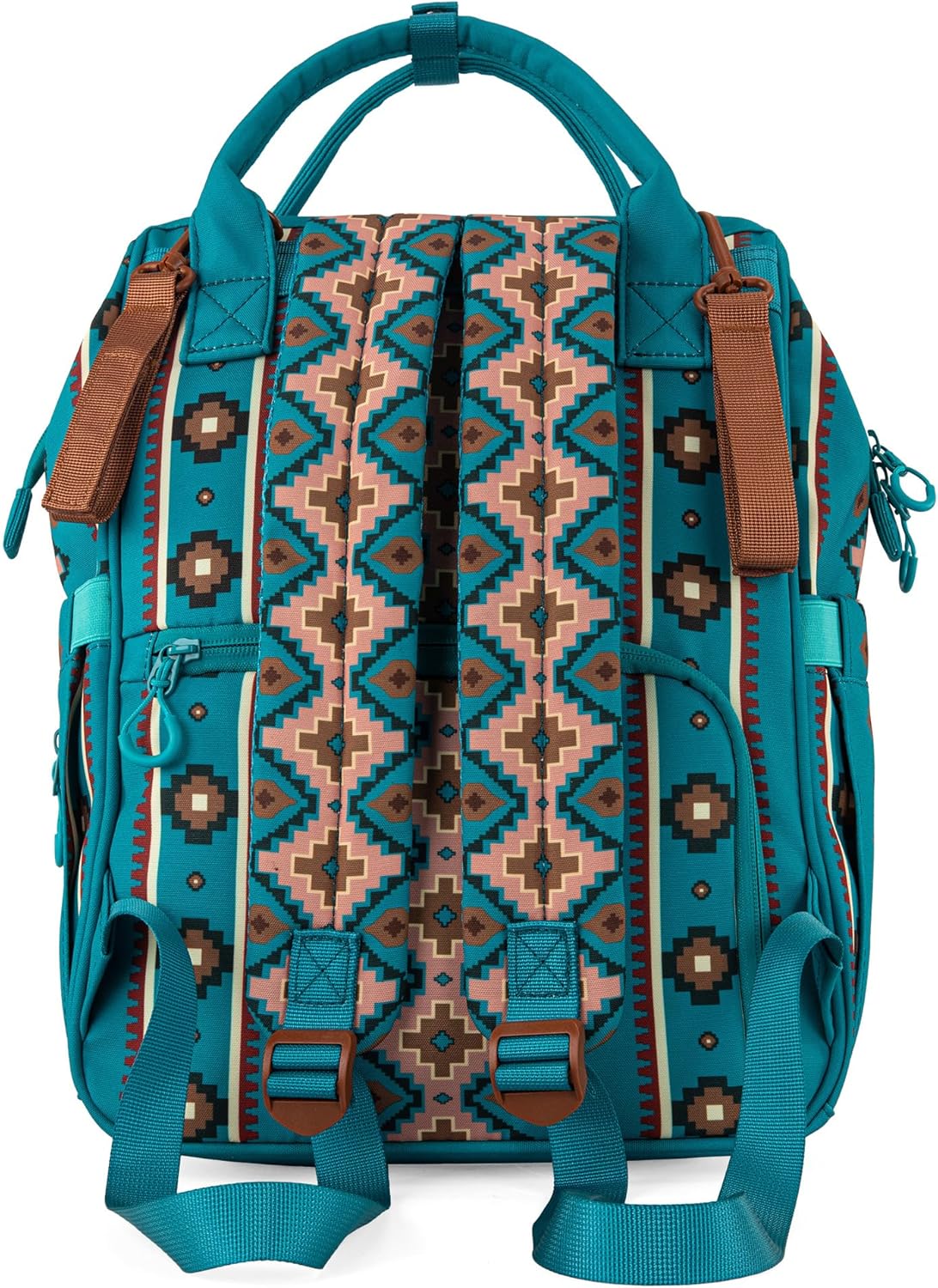 BOLSO MOCHILA PAÑALERA WRANGLER COLOR TURQUESA WG2204-9110TQ