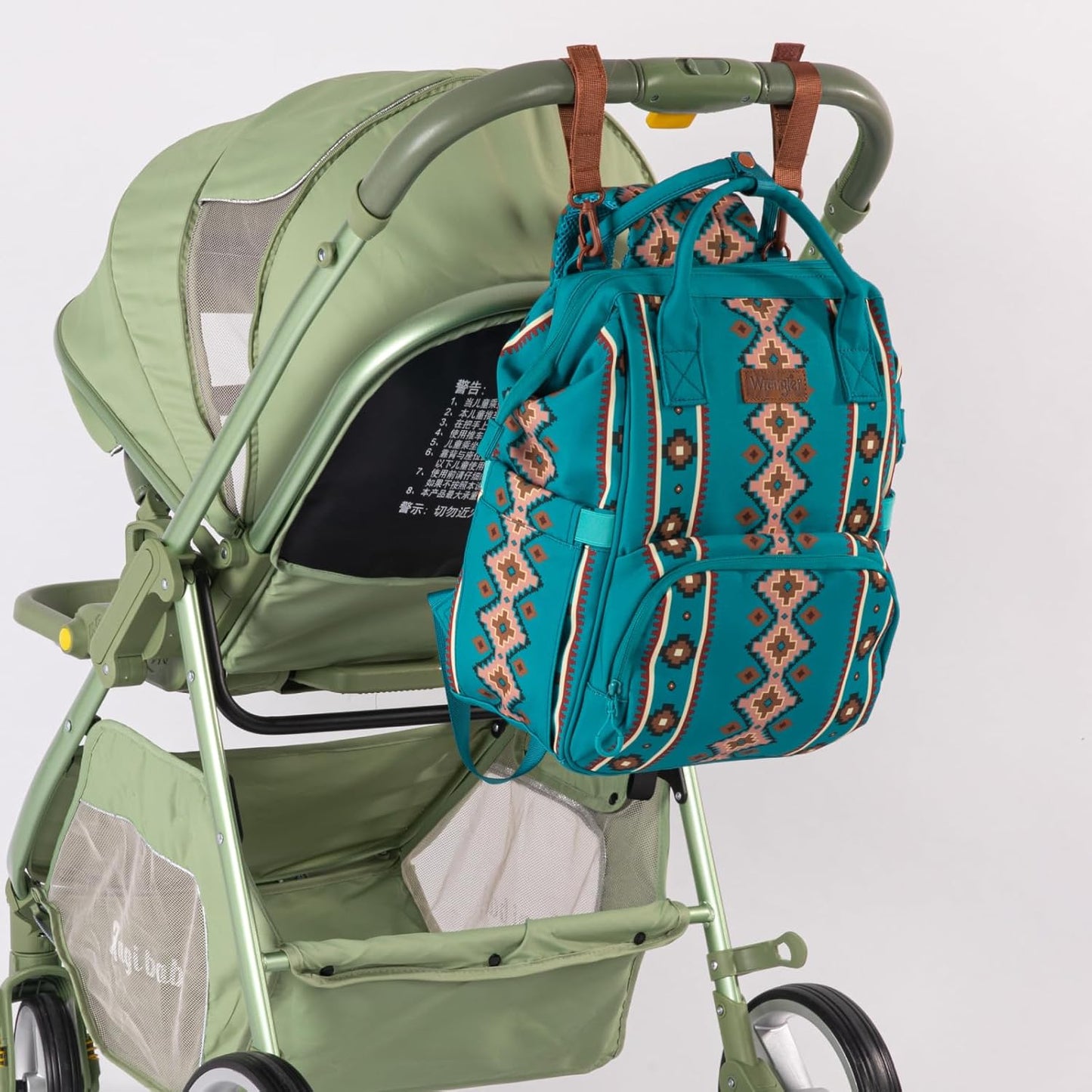 BOLSO MOCHILA PAÑALERA WRANGLER COLOR TURQUESA WG2204-9110TQ