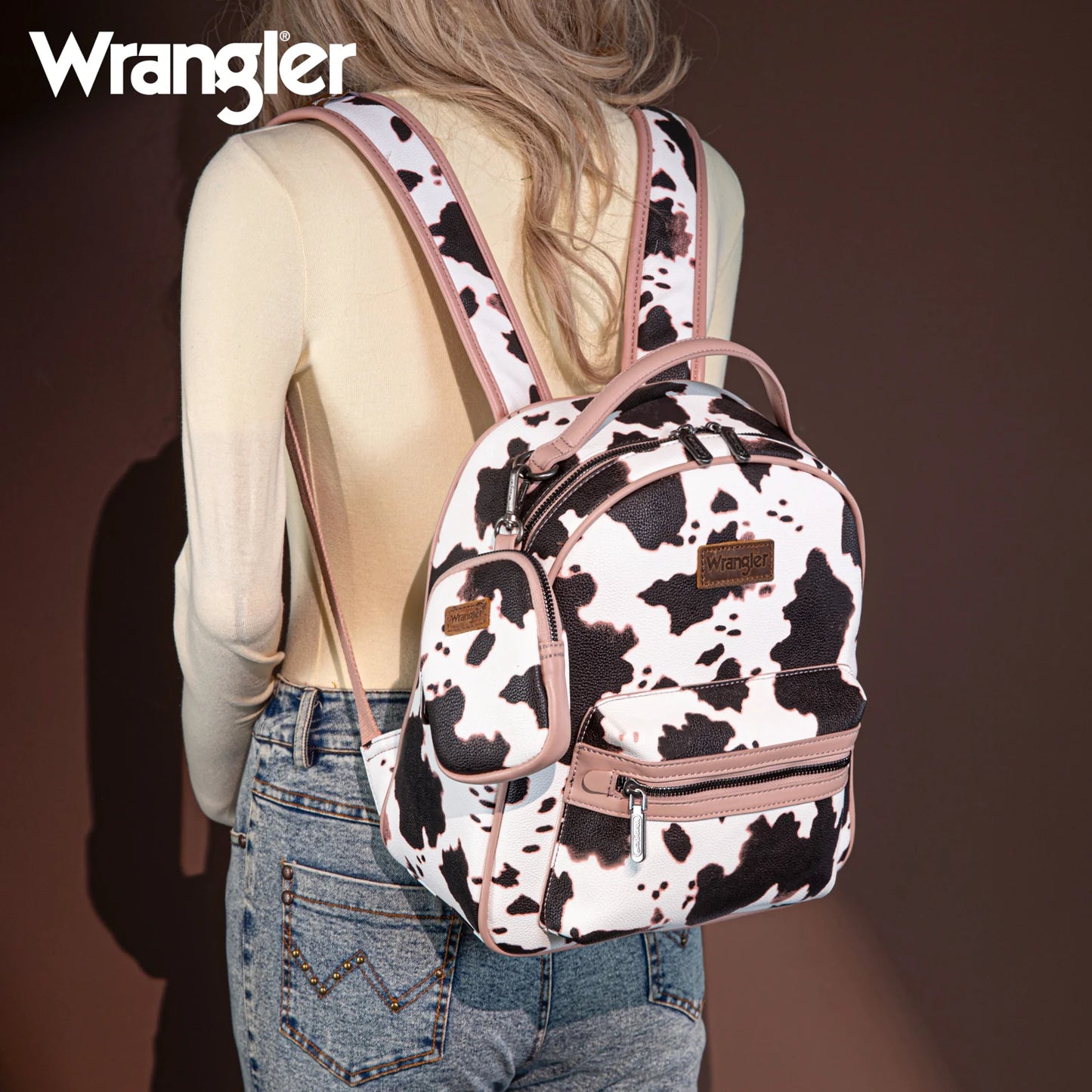 BOLSO MOCHILA WRANGLER PRINT VACA WG133-8603PK