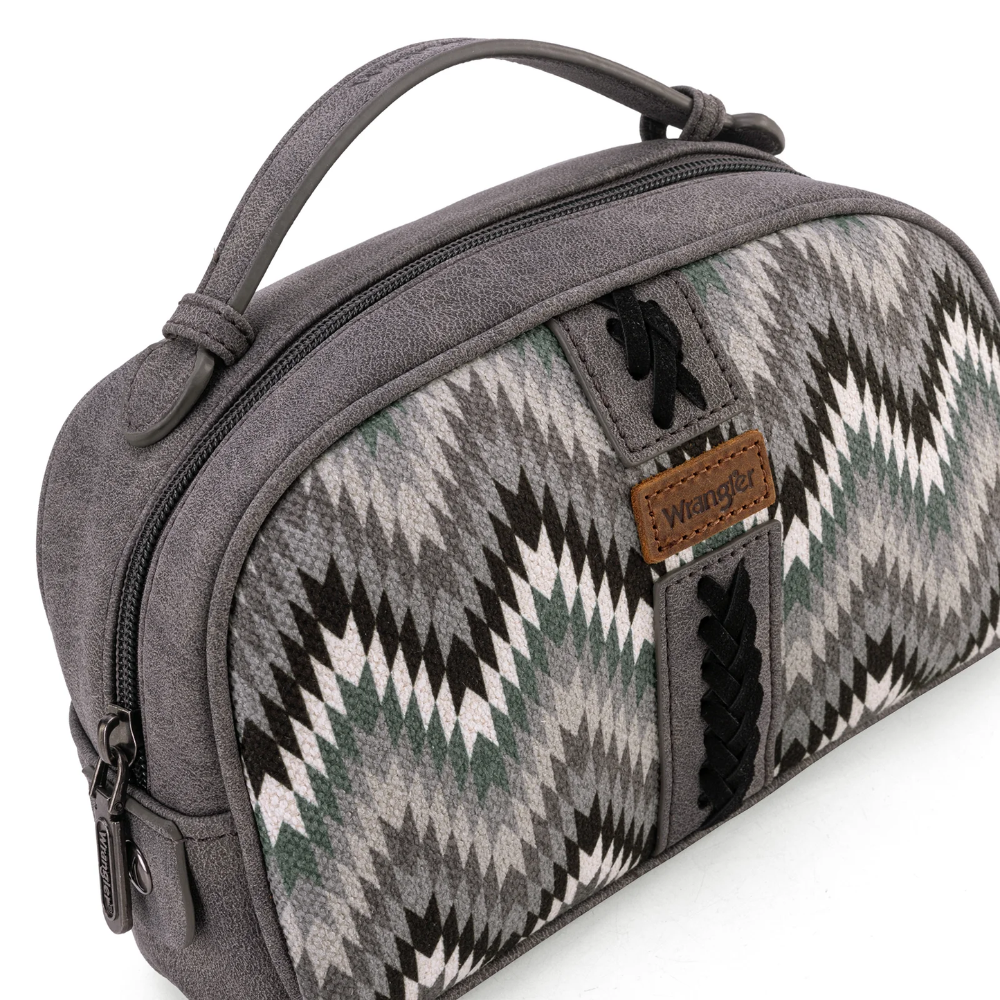 Bolso De Viaje Unisex Wrangler Estampado Patron Azteca Gris WG2211-190GY