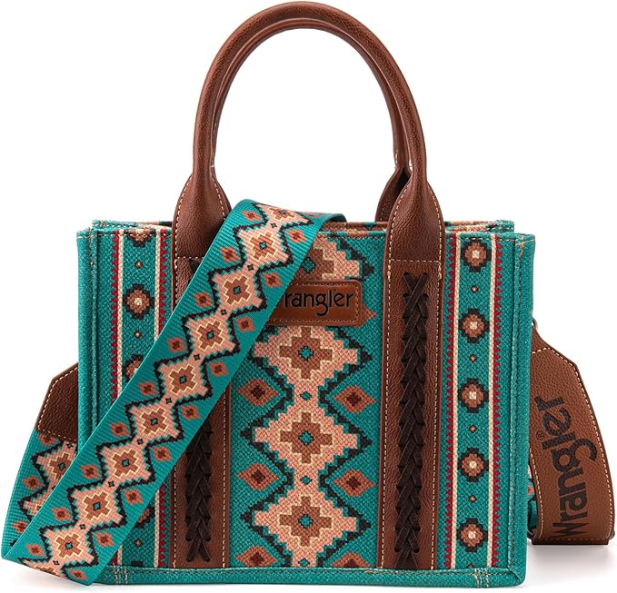 Bolso Wrangler Tote Bag Azteca Turquesa WG2203-8120STQ