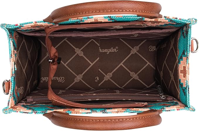 Bolso Wrangler Tote Bag Azteca Turquesa WG2203-8120STQ