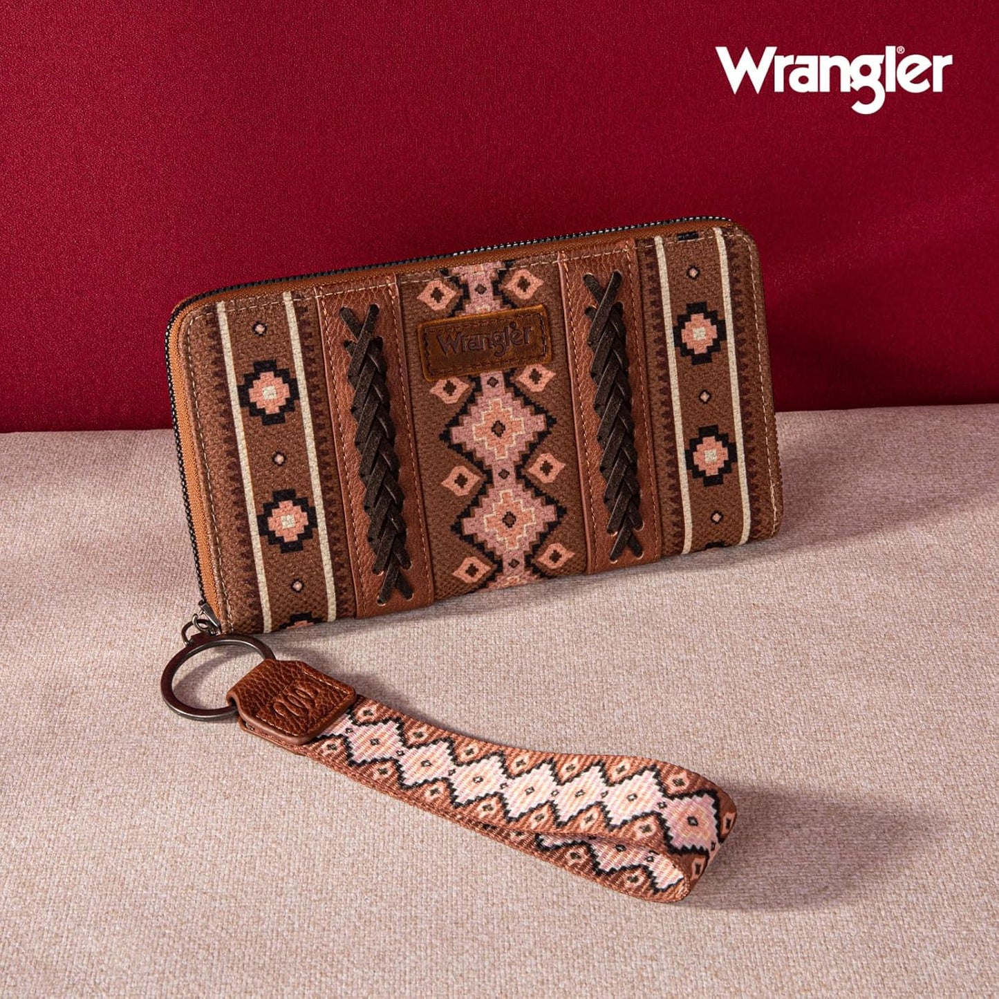 Cartera Wrangler Con Asa Café WG2203-W006DBR