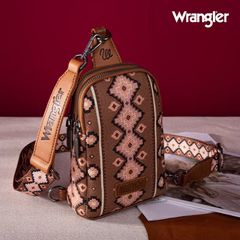 Bolso Crossbag Wrangler Cruzada Café O WG2205-210DBR