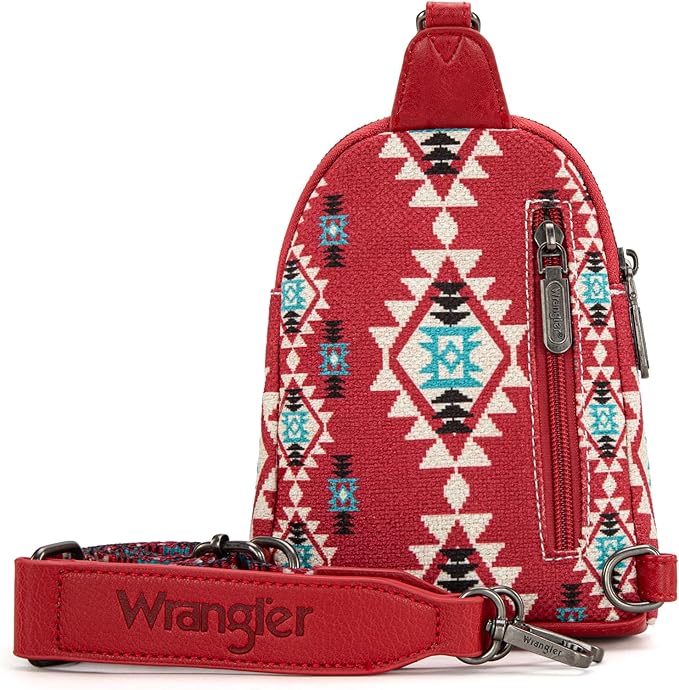 Bolso Crossbag Wrangler Cruzada Tinto WG2205-210BDY