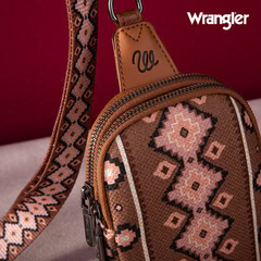 Bolso Crossbag Wrangler Cruzada Café O WG2205-210DBR