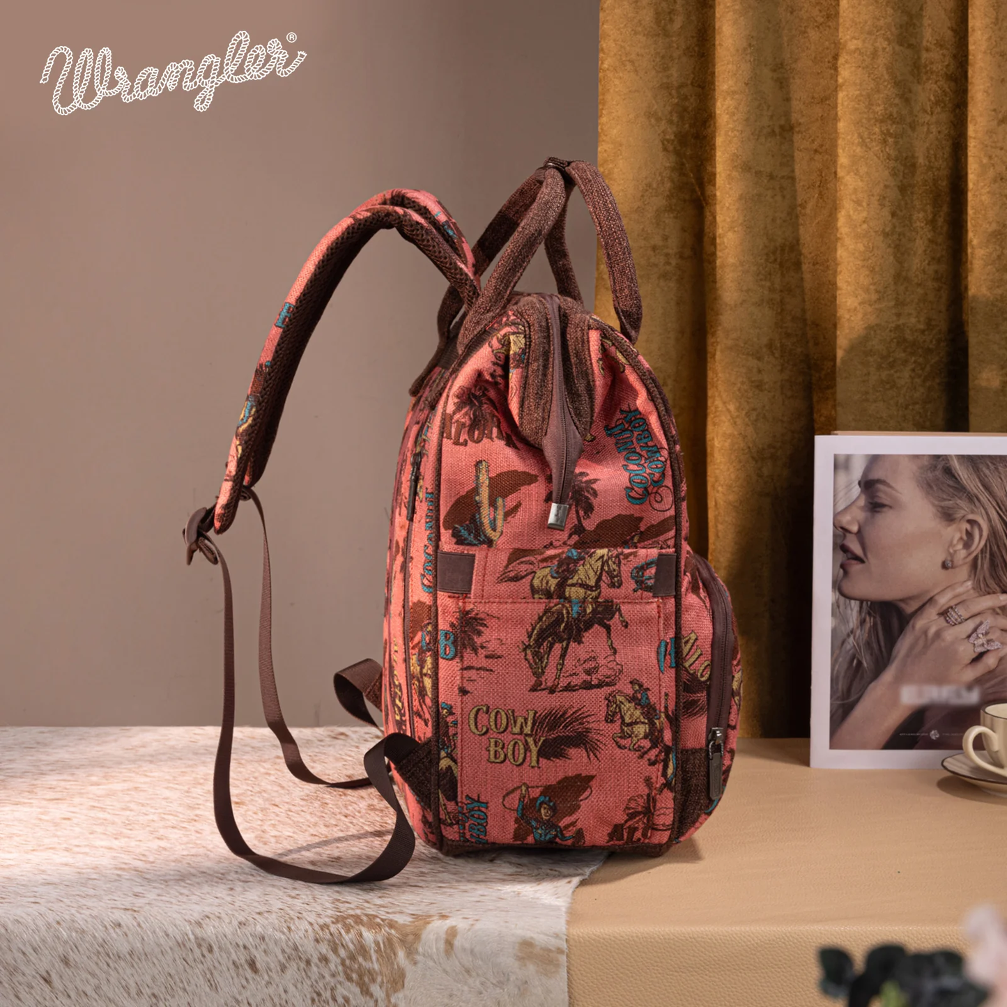 BOLSO MOCHILA WRANGLER ROSA WG60-9110HPK