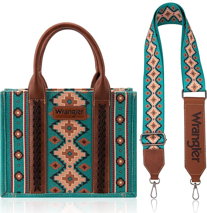 Bolso Wrangler Tote Bag Azteca Turquesa WG2203-8120STQ