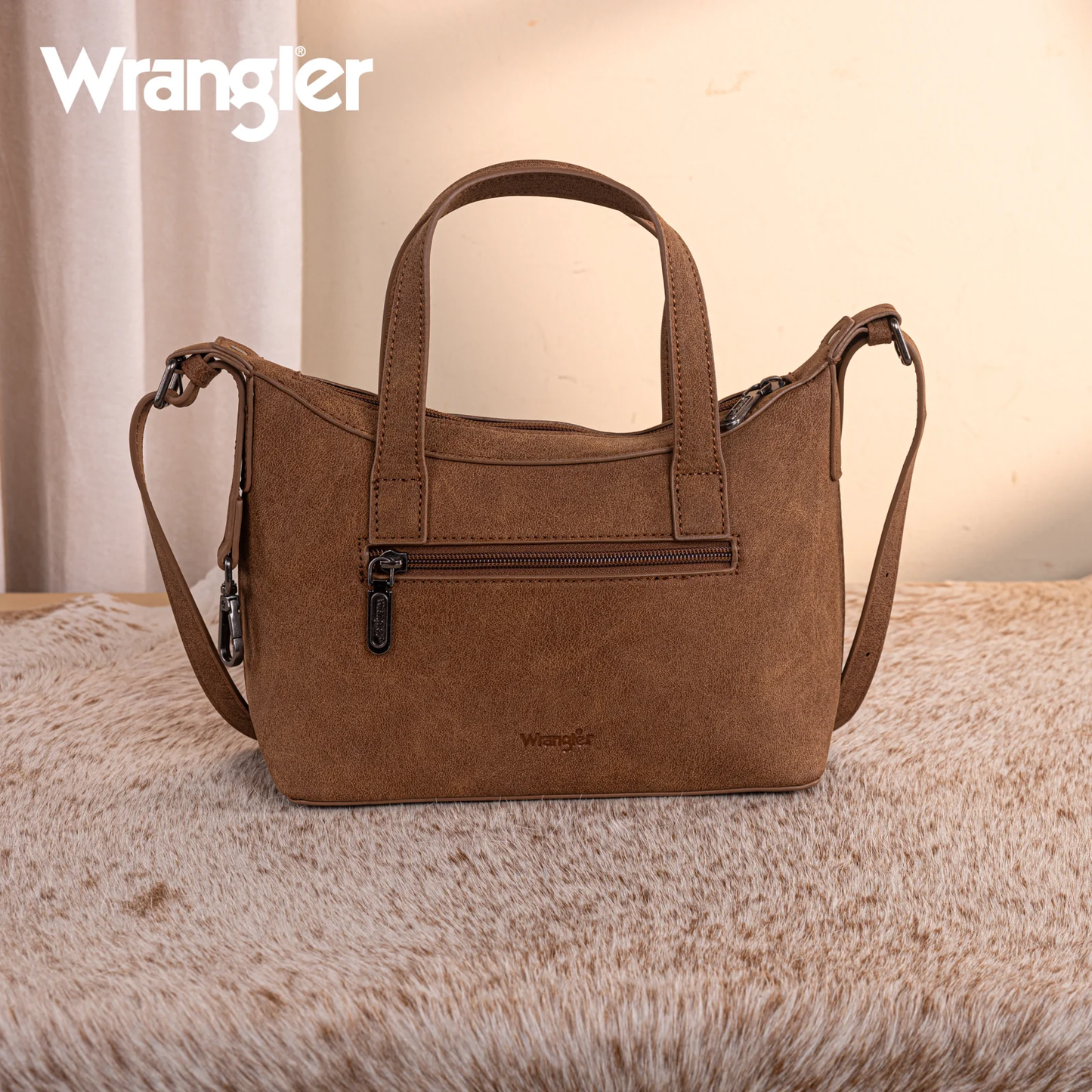 Bolso Wrangler Barco Cincelado Checotah Marron WG226-8605BR