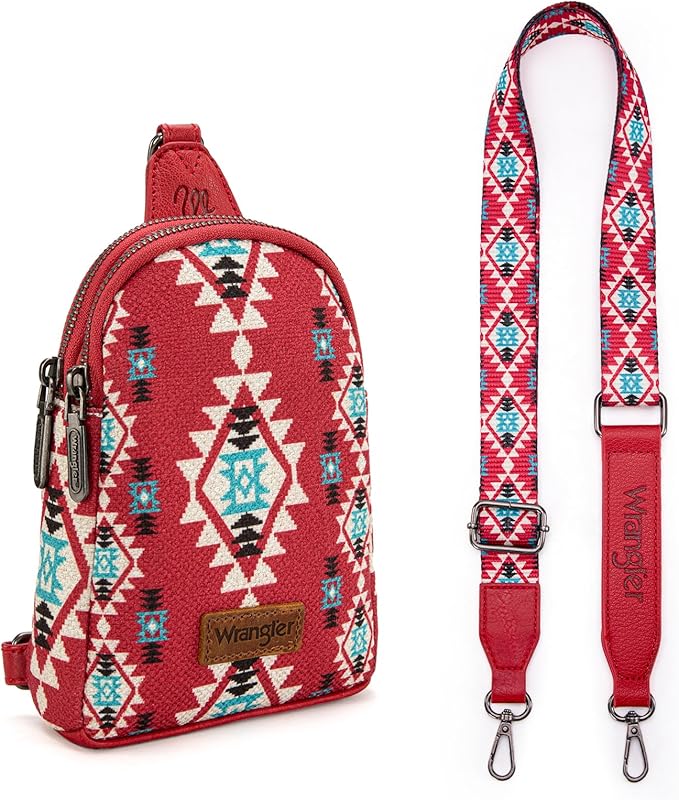 Bolso Crossbag Wrangler Cruzada Tinto WG2205-210BDY