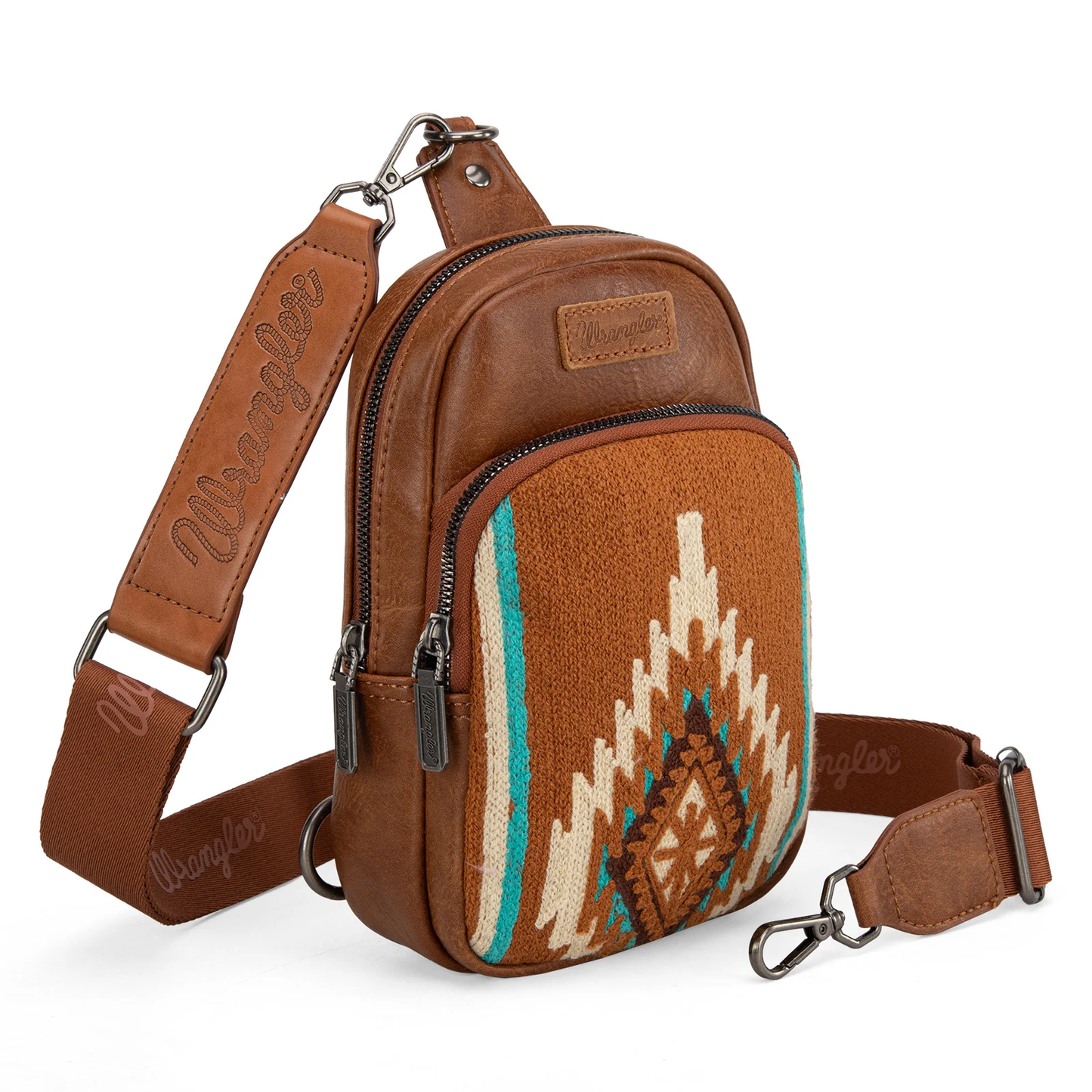 Bolso Crossbag Wrangler Cruzada Café Telar WG174-210BR