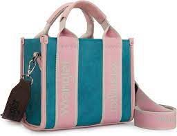 Bolso Wrangler MINI Tote Bag Block Rosa Azul WG2202-292TQ