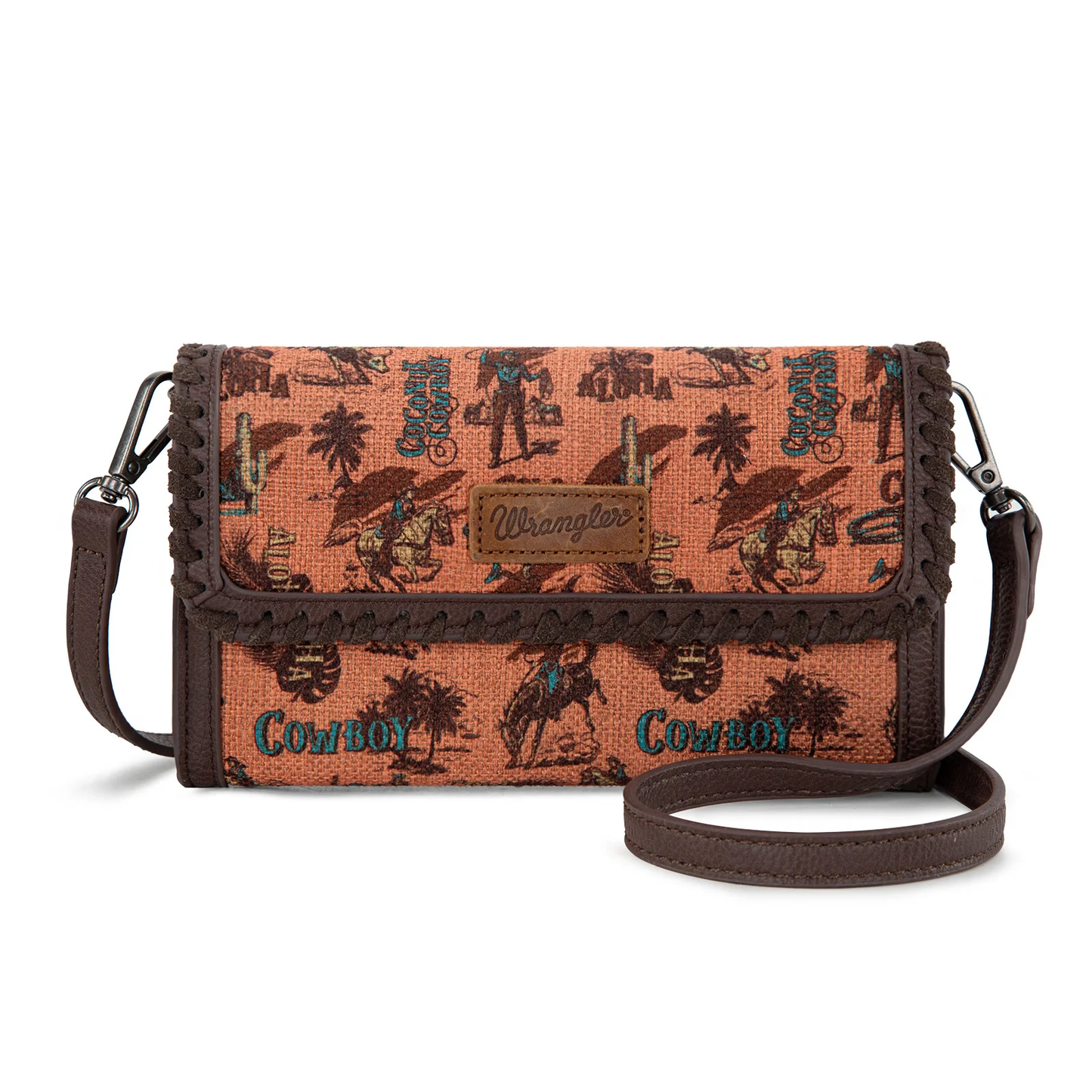 Bolso Cartera Crossbody Wrangler Vintage Café WG60-1812DBR