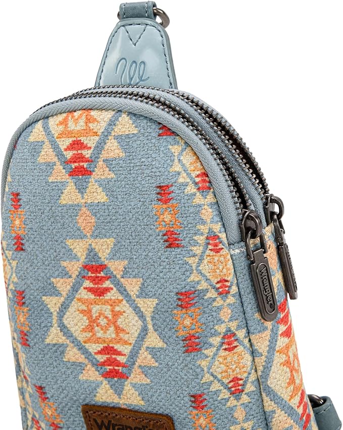 Bolso Crossbag Wrangler Cruzada Azul Claro WG2205-210JN