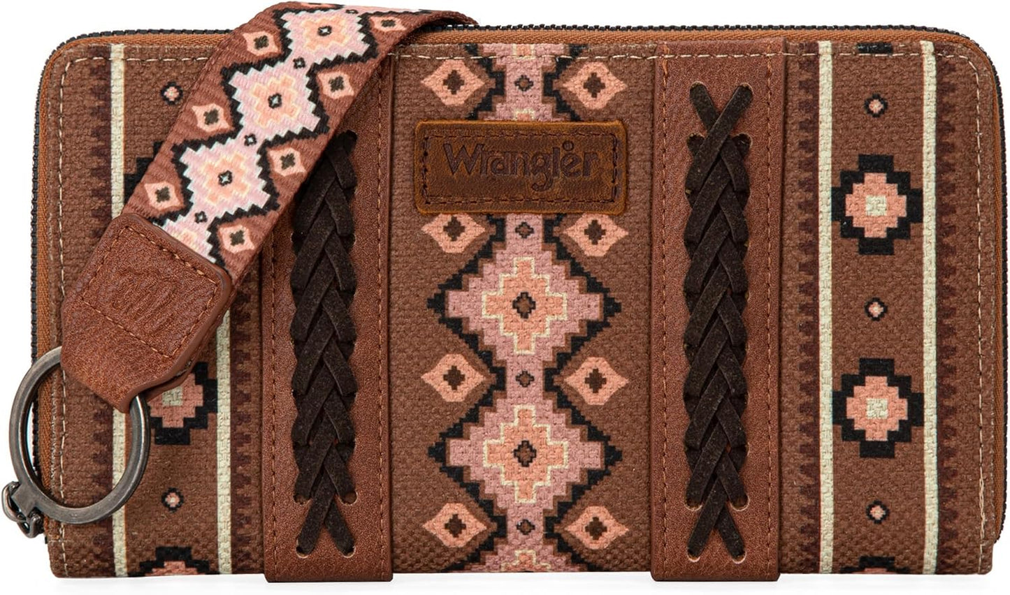 Cartera Wrangler Con Asa Café WG2203-W006DBR