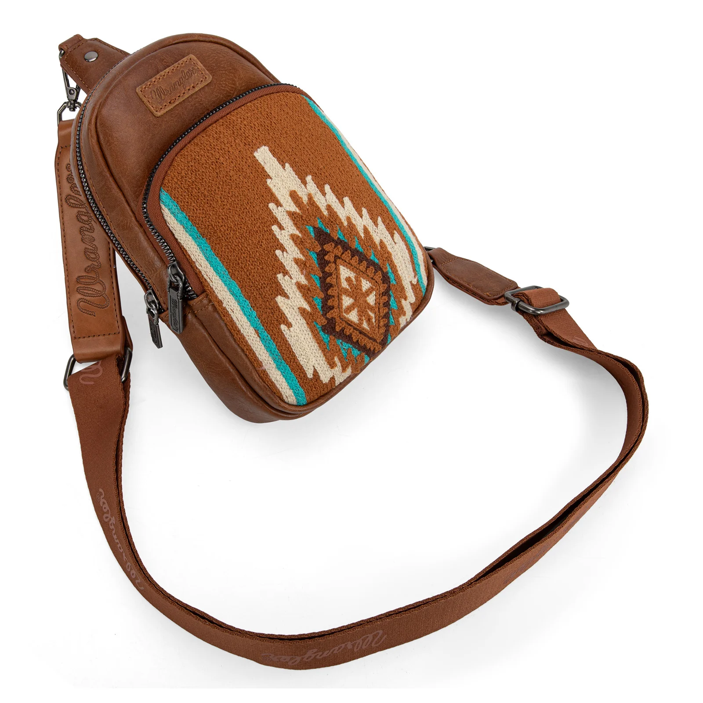 Bolso Crossbag Wrangler Cruzada Café Telar WG174-210BR