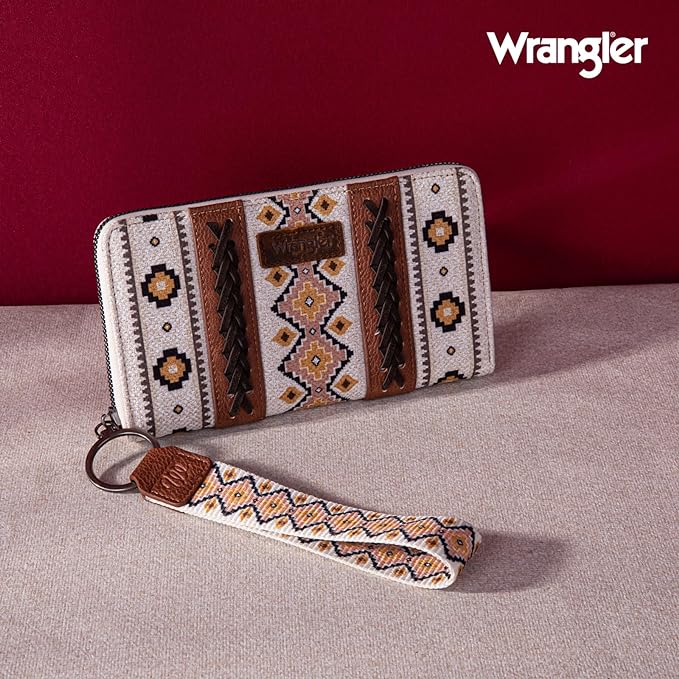 Cartera Wrangler Con Asa Beige WG2202-W006CF