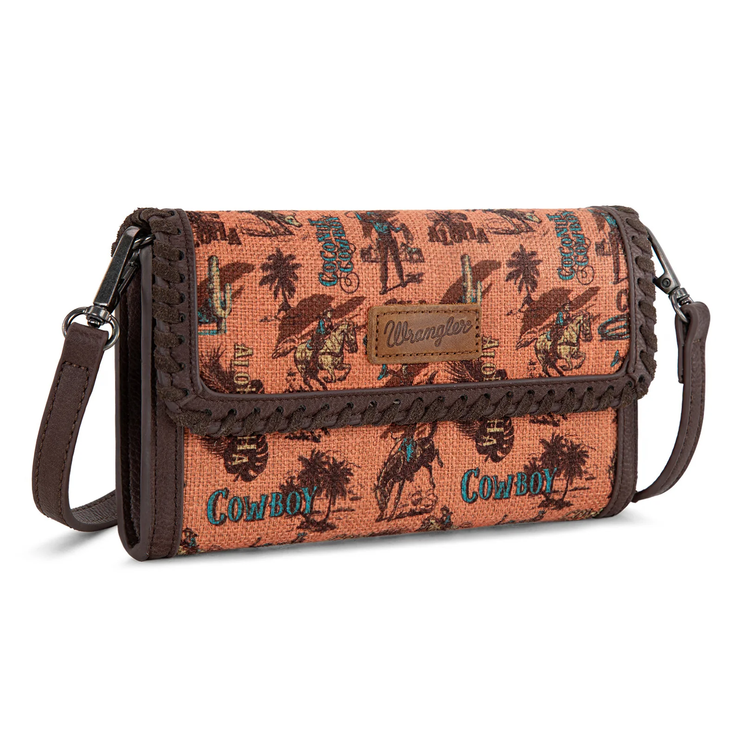 Bolso Cartera Crossbody Wrangler Vintage Café WG60-1812DBR
