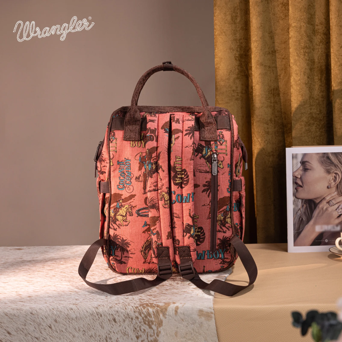 BOLSO MOCHILA WRANGLER ROSA WG60-9110HPK