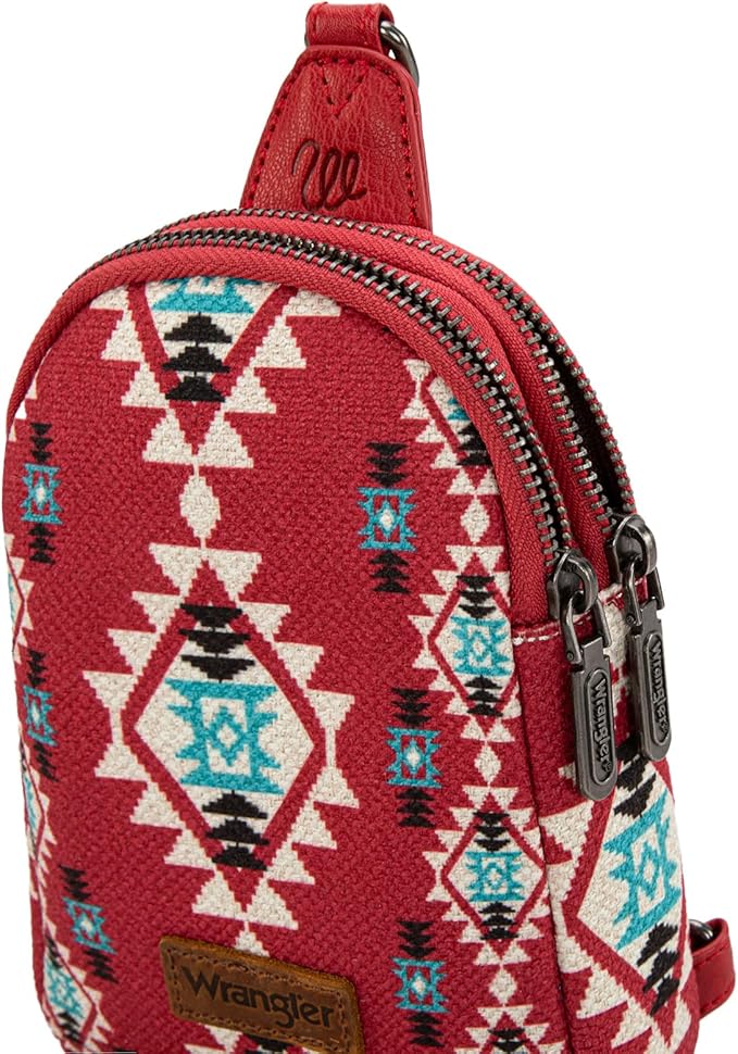 Bolso Crossbag Wrangler Cruzada Tinto WG2205-210BDY