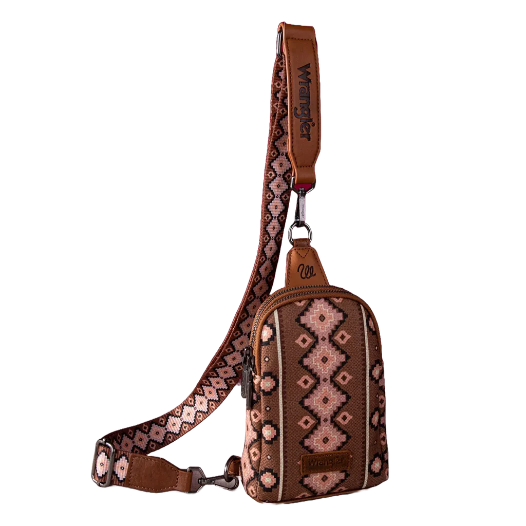 Bolso Crossbag Wrangler Cruzada Café O WG2205-210DBR