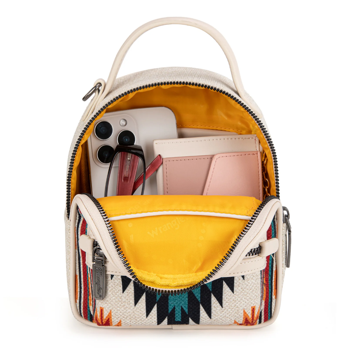 Bolso Mini Mochila Wrangler Hueso Con Monedero WG174-8600TN