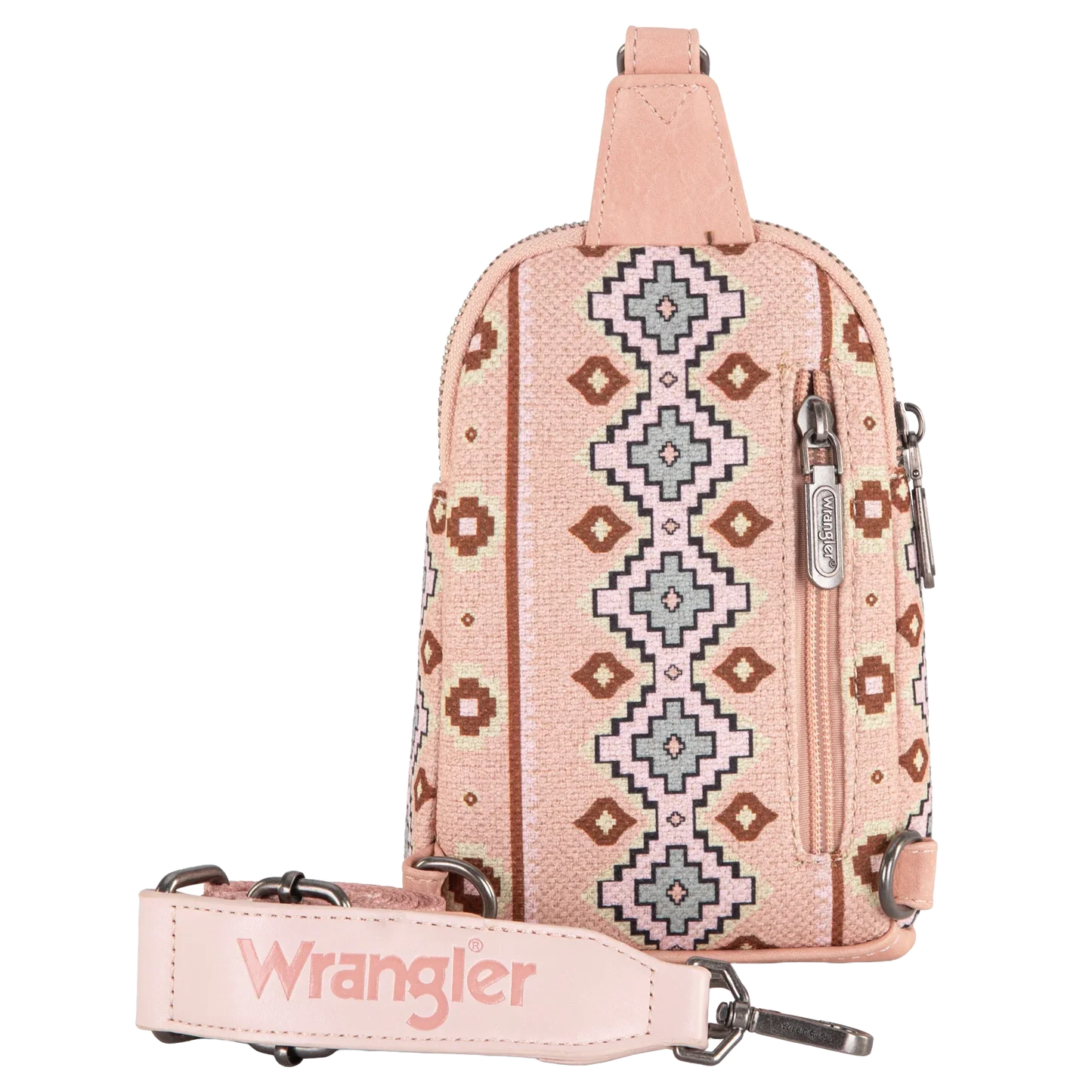 Bolso Crossbag Wrangler Cruzada Rosa Claro WG2205-210PK