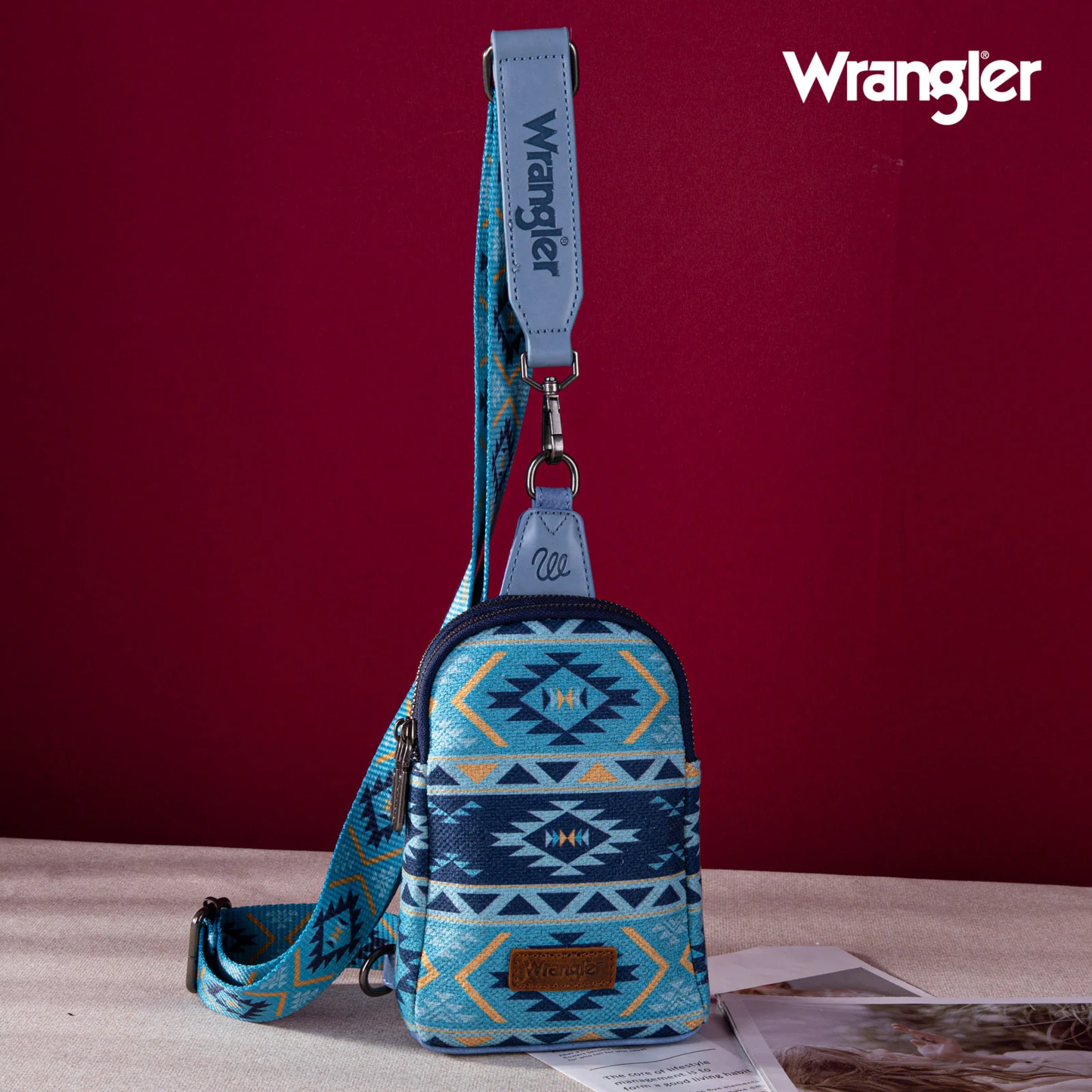 Bolso Crossbag Wrangler Cruzada Azul Marino WG2205-210NY
