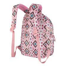 Mochila Back Pack Wrangler Estampado Azteca Rosa WG2206-9110PK