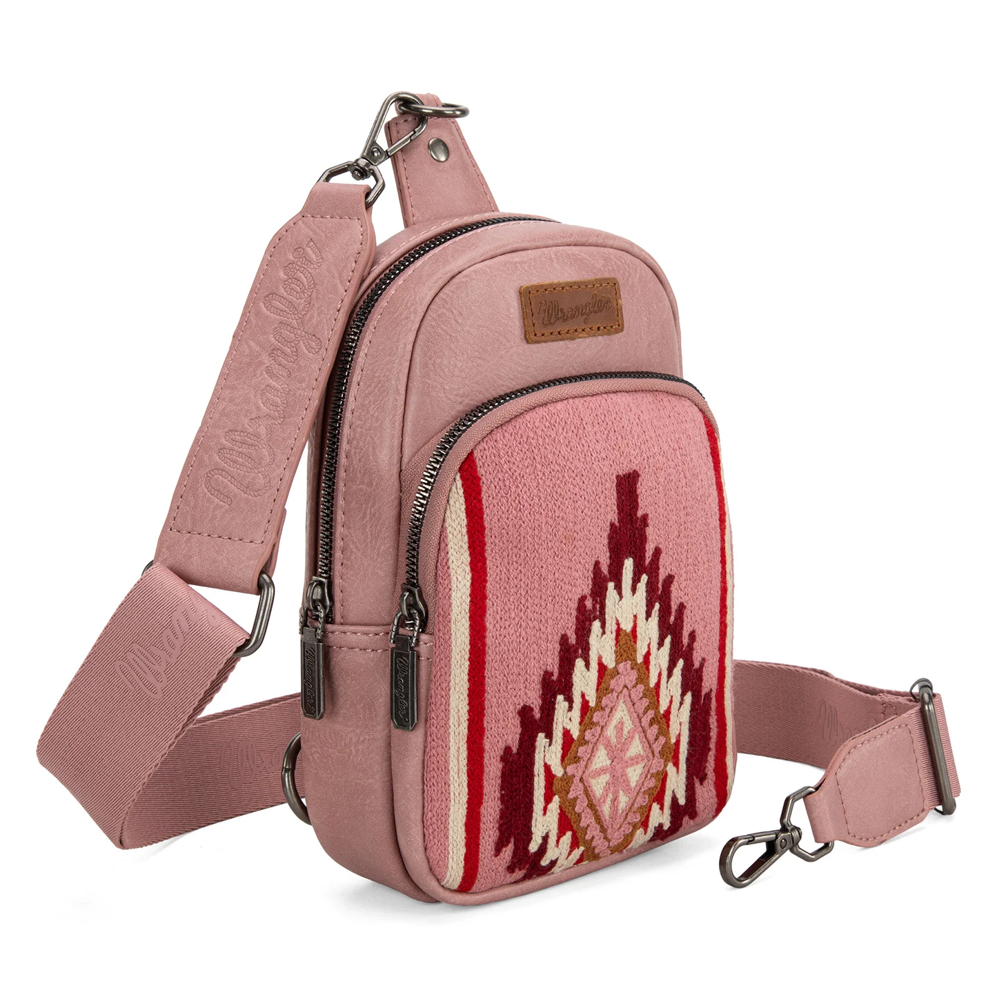 Bolso Crossbag Wrangler Cruzada Rosa Telar WG174-210HPK