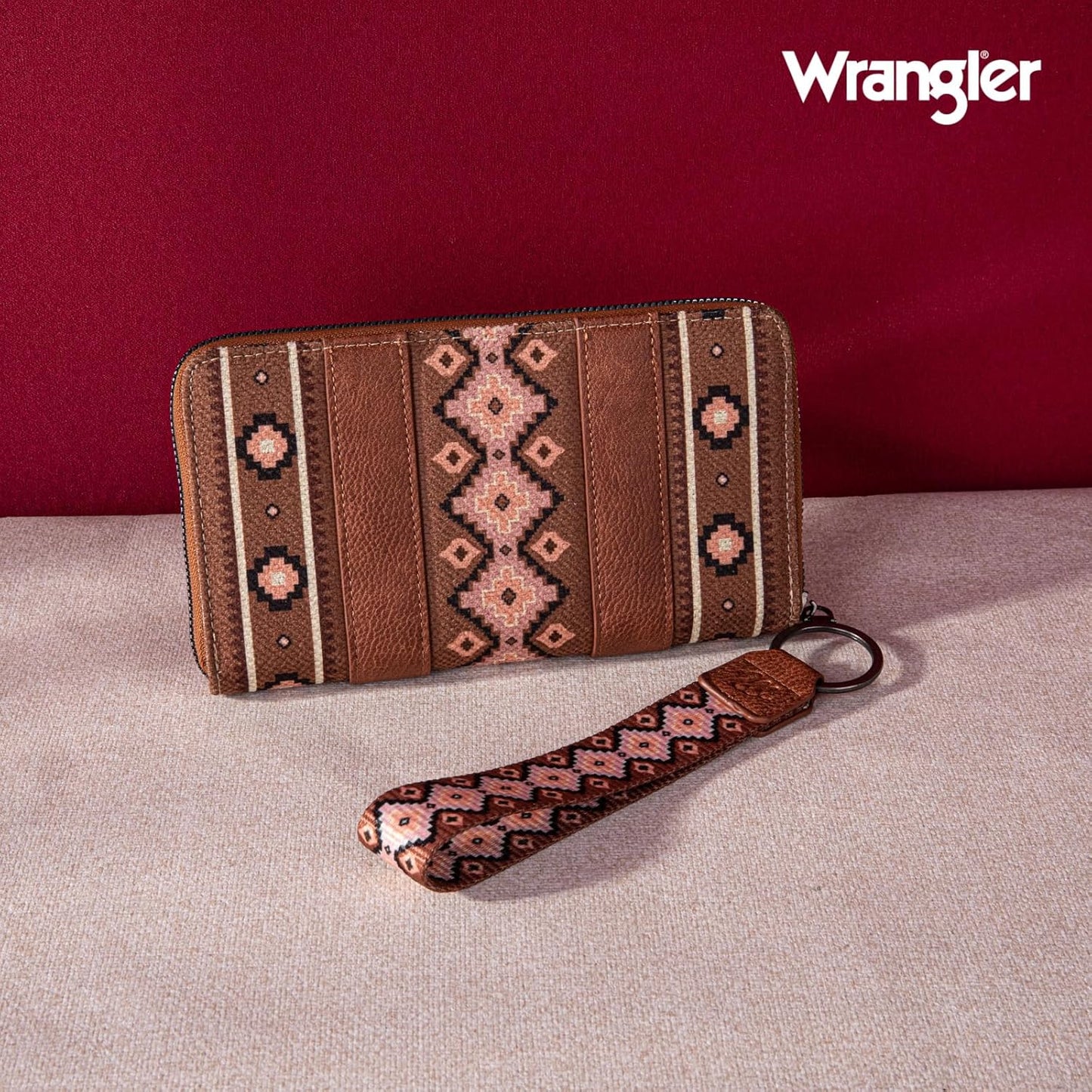 Cartera Wrangler Con Asa Café WG2203-W006DBR