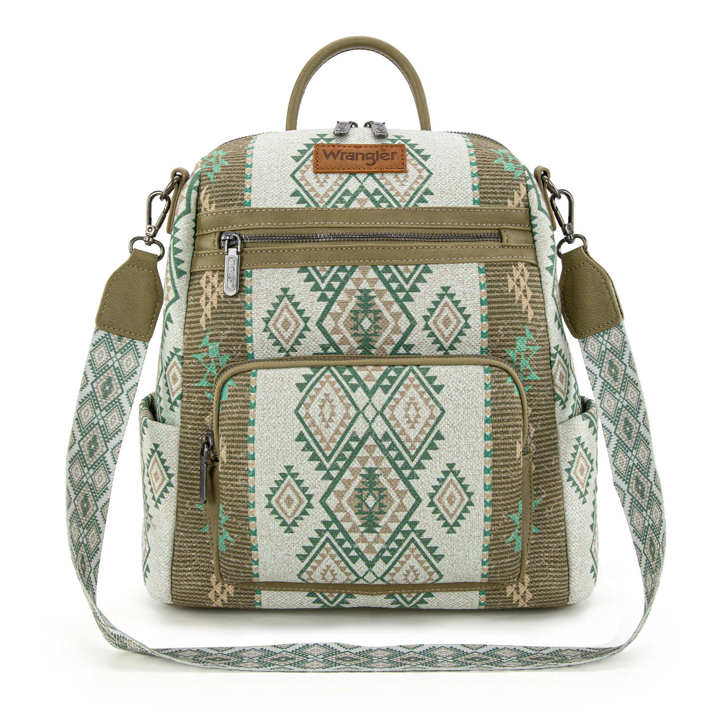 BOLSO/MOCHILA WRANGLER ESTAMPADO AZTECA WRANGLER VERDE WG213-9110GN